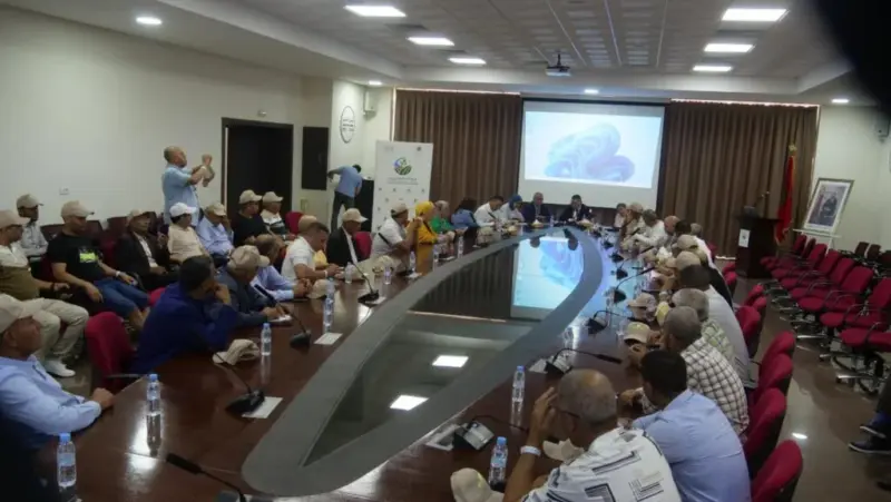 إستقبال أعضاء الغرفة الفلاحية لجهة الدار البيضاء سطات